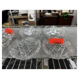 4PC CUT CRYSTAL BOWLS