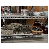 CONTENTS BOTTOM SHELF LARGE LOT OF SILVERPLATE