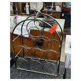 VINTAGE METAL WINE HOLDER