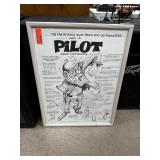 HUMOROUS PILOT WALL DECOR