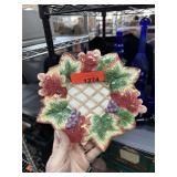 FITZ & FLOYD HOLIDAY DISH