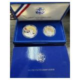 1986 LIBERTY PROOF SILVER DOLLAR CLAD HALF