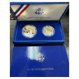 1986 LIBERTY PROOF SILVER DOLLAR CLAD HALF