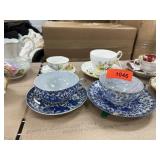 4PC CHINA CUPS AND SAUCERS
