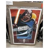 EMPIRE STRIKES BACK 1990 ORIGINAL POSTER LARRY NOB