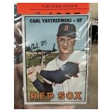 1967 TOPPS BASEBALL CARD CARL YASTRZEMSKI