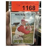 1967 TOPPS BASEBALL CARD PETE ROSE