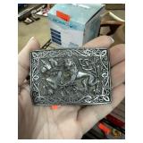 VINTAGE DON MCKEE CELTIC BELT BUCKLE LOOK UP
