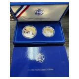 1986 LIBERTY PROOF SILVER DOLLAR CLAD HALF