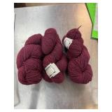 3 SKEINS YARN PEACE FLEECE