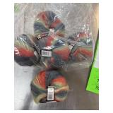5 SKEINS YARN ACRYLIC NYLON MOHAIR
