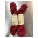 2 SKEINS YARN JAGGER SPUN WOOL