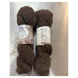 2 SKEINS YARN ELEMENT 100% WOOL