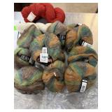 QTY 10 SKEINS YARN ACRYLIC NYLON MOHAIR