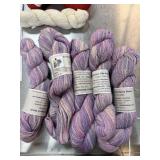 5 SKEINS YARN BLUEBONNET ALPACA $25 EACH