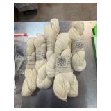 5 SKEINS YARN BLACK WATER ABBEY IRISH WOOL