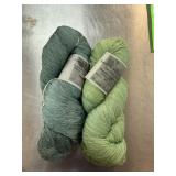 2 SKEINS YARN LAINE ET SOIE MERINO SILK BLEND