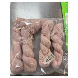 4 SKEINS YARN KARISMA ANGORA TWEED BLEND