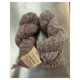 2 SKEINS YARN TIBETAN WOOL SILK BLEND