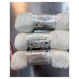 3 SKEINS YARN COTTON MERINO WOOL