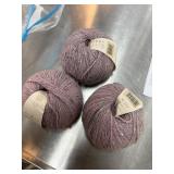 3 SKEINS YARN ROWAN WOOL ALPACA RAYON BLEND