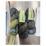 3 SKEINS YARN LINAZA ALPACA LINEN TENCEL