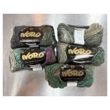 5 SKEINS YARN  NORO