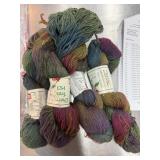 4 SKEINS YARN CHERRY TREE HILL MERINO POSSUM SILK