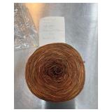 LARGE SKEIN YARN HAND DYED SILK
