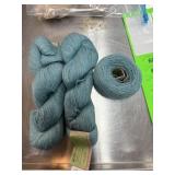2 SKEINS YARN + LINAZA ALPACA LINEN TENCEL