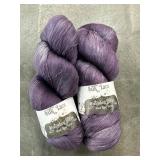 2 YARN SKEINS HEDGEHOG 100% SILK