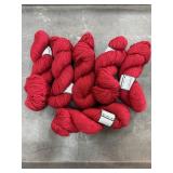6 SKEINS YARN PEACE FLEECE WOOL MOHAIR BLEND