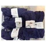 5 SKEINS YARN SILKY WOOL