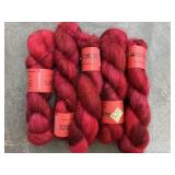 5 SKEINS YARN ALCHEMY MAIKU SILK & MERINO