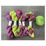 6 SKEINS YARN SUPERWASH MERINO / SILK