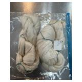 2 SKEINS YARN LARGE SILK / CASHMERE BLEND