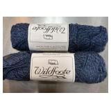 2 SKEINS YARN WILDFOOTE WWOL / NYLON