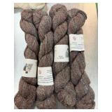 4 SKEINS YARN BLUEBONNET / ALPACA