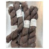 4 SKEINS YARN BLUEBONNEY HILLS ALPACA