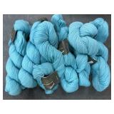 6 SKEINS CASCADE YARNS 220 PERUVIAN HIGHLAND WOOL