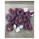 7 SKEINS YARN MOHAIR WOOL BROWN SHEEP CO