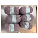 5 SKEINS YARN BLACKER PURE ORGANIC WOOL