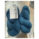 2 SKEINS YARN WHITE BARN FIBERS SW BFL & SILK