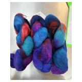 3 SKEINS YARN LEON ALEXANDER YARNS MOHAIR WOOL ++