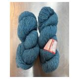 2 SKEINS YARN PEACE FLEECE MERINO WOOL