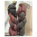 2 SKEINS YARN LINAZA ALPACA LINEN TENCEL
