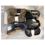 6 SKEINS YARN NORO MIXED