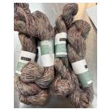 4 SKEINS YARN KOUET EUROFLAX 100% LINEN