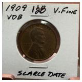 1909 VDB WHEAT PENNY CENT