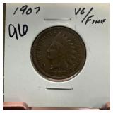 1907 INDIAN HEAD PENNY CENT